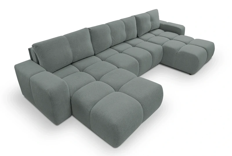 Narożnik rozkładany SOHO 359 cm z funkcją spania i pojemnikiem na pościel - Curio 93