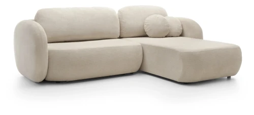 Narożnik rozkładany OLIO 248 cm z funkcją spania i pojemnikiem na pościel