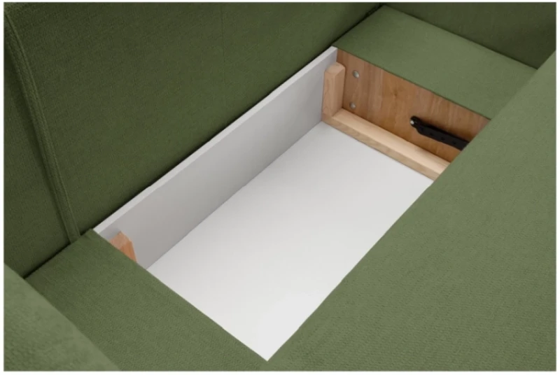 Narożnik rozkładany OLIO 248 cm z funkcją spania i pojemnikiem na pościel - Aragon 39