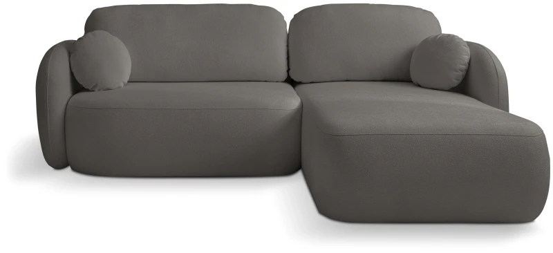 Narożnik rozkładany OLIO 248 cm z funkcją spania i pojemnikiem na pościel - Sicuro 80