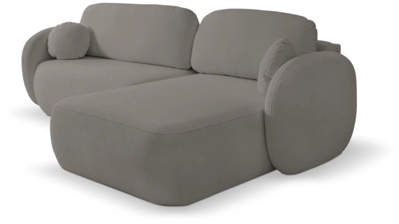 Narożnik rozkładany OLIO 248 cm z funkcją spania i pojemnikiem na pościel - Sicuro 75