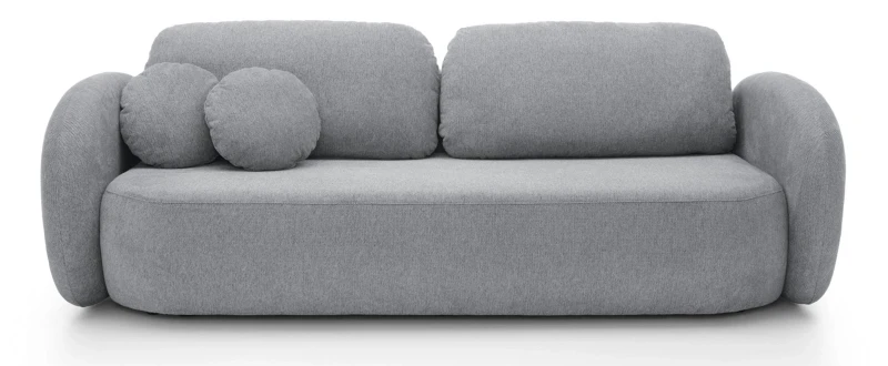 Sofa rozkładana OLIO 238 cm z funkcją spania i pojemnikiem na pościel - Aragon 93