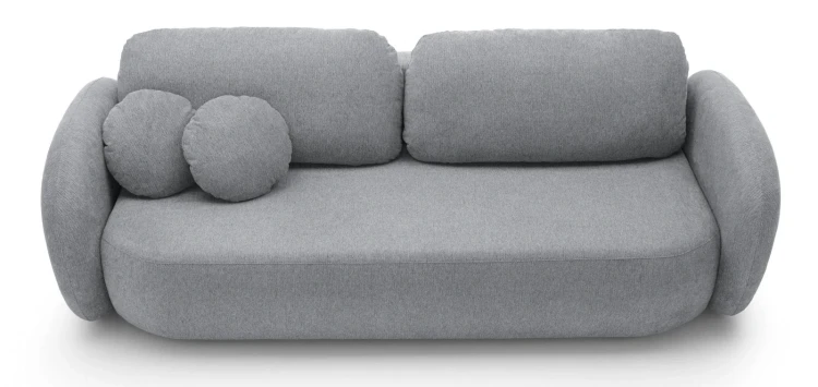Sofa rozkładana OLIO 238 cm z funkcją spania i pojemnikiem na pościel - Aragon 93