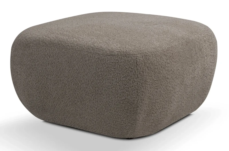 Pufa tapicerowana OLIO 75 cm nowoczesna do salonu - Abriamo 1