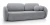 Sofa rozkładana OLIO 238 cm z funkcją spania i pojemnikiem na pościel - Aragon 93