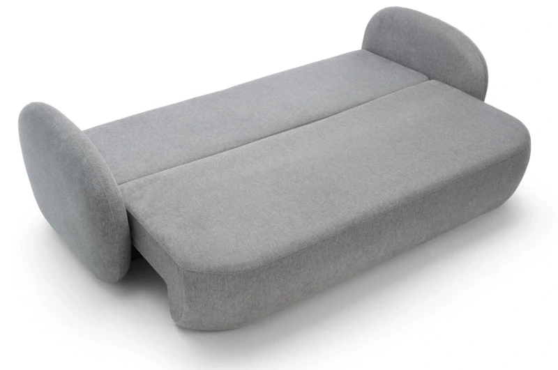 Sofa rozkładana OLIO 238 cm z funkcją spania i pojemnikiem na pościel - Aragon 93