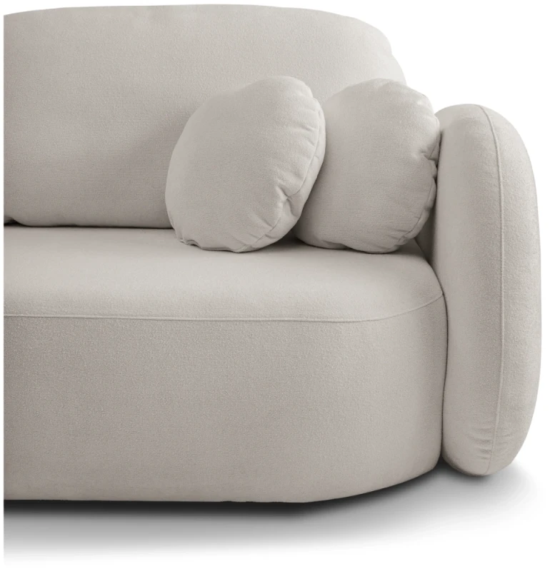 Sofa rozkładana OLIO 238 cm z funkcją spania i pojemnikiem na pościel - Sicuro 65