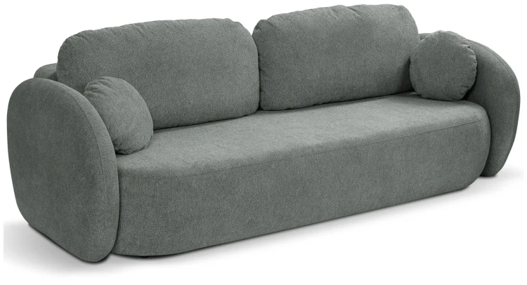 Sofa rozkładana OLIO 238 cm z funkcją spania i pojemnikiem na pościel - Aragon 93