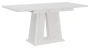 Stół rozkładany Naturio 120-160 cm prostokątny nowoczesny do jadalni salonu bianco marble white