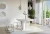 Stół rozkładany Naturio 120-160 cm prostokątny nowoczesny do jadalni salonu bianco marble white