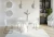 Stół rozkładany Naturio 120-160 cm prostokątny nowoczesny do jadalni salonu bianco marble white