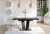 Stół rozkładany Naturio 120-160 cm prostokątny nowoczesny do jadalni salonu black gloss stone