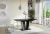 Stół rozkładany Naturio 120-160 cm prostokątny nowoczesny do jadalni salonu black gloss stone