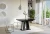 Stół rozkładany Prestiż 120-160 cm prostokątny nowoczesny do jadalni salonu black gloss stone
