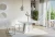 Stół rozkładany Prestiż 120-160 cm prostokątny nowoczesny do jadalni salonu white gloss stone