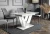 Stół rozkładany Eterna 120-160 cm prostokątny nowoczesny do jadalni salonu bianco marble white
