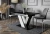 Stół rozkładany Eterna 120-160 cm prostokątny nowoczesny do jadalni salonu black gloss stone