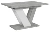 Stół rozkładany Eterna 120-160 cm prostokątny nowoczesny do jadalni salonu stone white