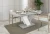 Stół rozkładany Eterna 120-160 cm prostokątny nowoczesny do jadalni salonu stone white