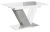 Stół rozkładany Eterna 120-160 cm prostokątny nowoczesny do jadalni salonu white gloss stone