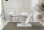 Stół rozkładany Eterna 120-160 cm prostokątny nowoczesny do jadalni salonu white gloss stone