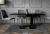 Stół rozkładany Base 120-160 cm prostokątny nowoczesny do jadalni salonu black gloss