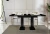 Stół rozkładany Base 120-160 cm prostokątny nowoczesny do jadalni salonu black gloss