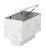 Stolik kawowy Forma 30x60 cm ława z otwieranym blatem do salonu bianco marble