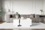Stolik kawowy Forma 30x60 cm ława z otwieranym blatem do salonu bianco marble