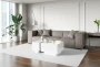 Stolik kawowy Forma 30x60 cm ława z otwieranym blatem do salonu bianco marble