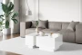 Stolik kawowy Forma 30x60 cm ława z otwieranym blatem do salonu bianco marble
