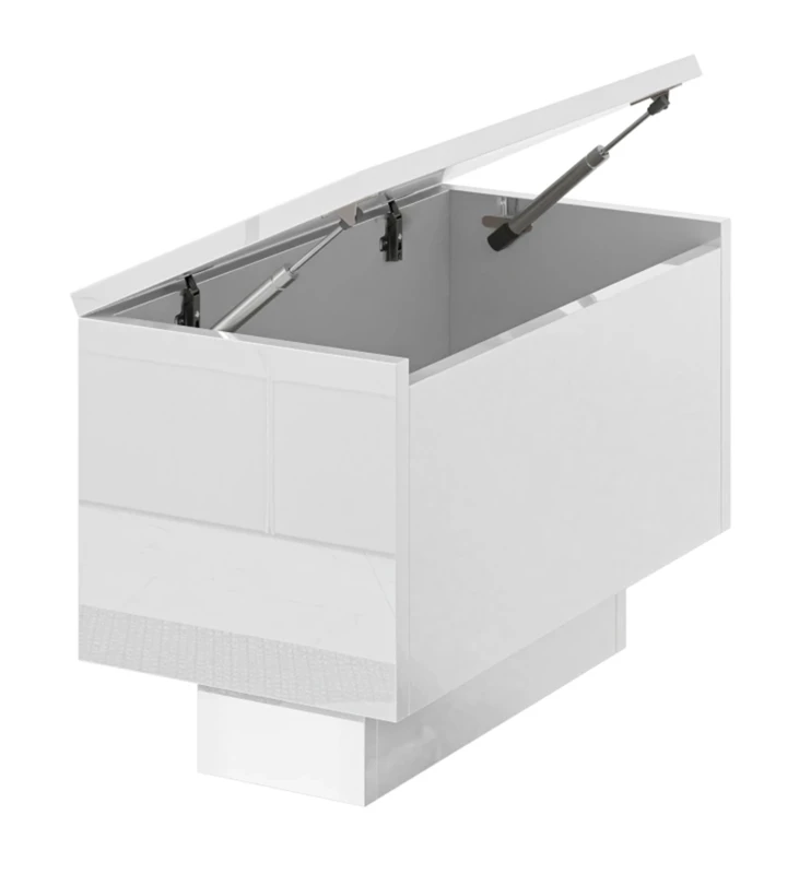 Stolik kawowy Forma 30x60 cm ława z otwieranym blatem do salonu white gloss