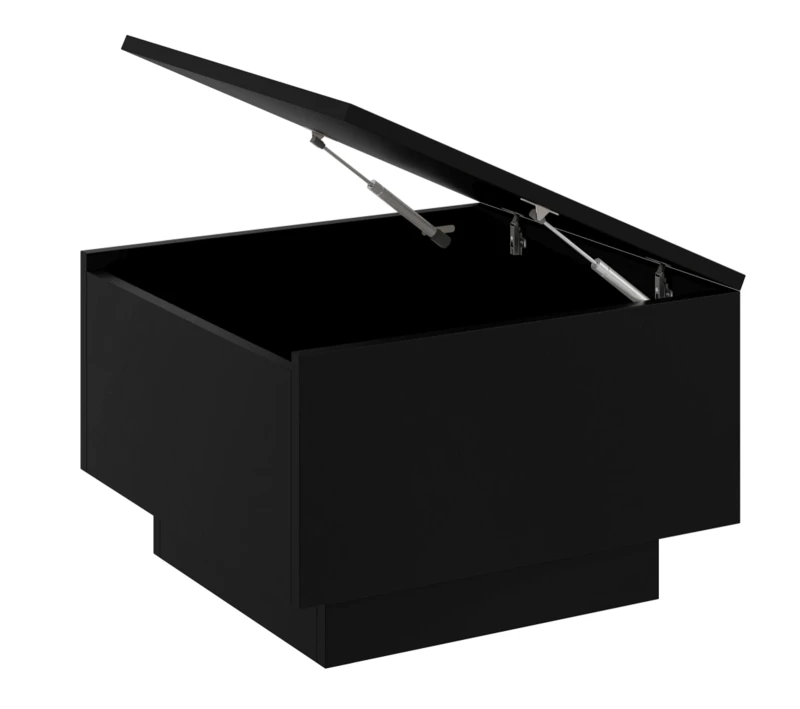 Stolik kawowy Forma 60x60 cm ława z otwieranym blatem do salonu black