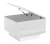Stolik kawowy Forma 60x60 cm ława z otwieranym blatem do salonu white gloss