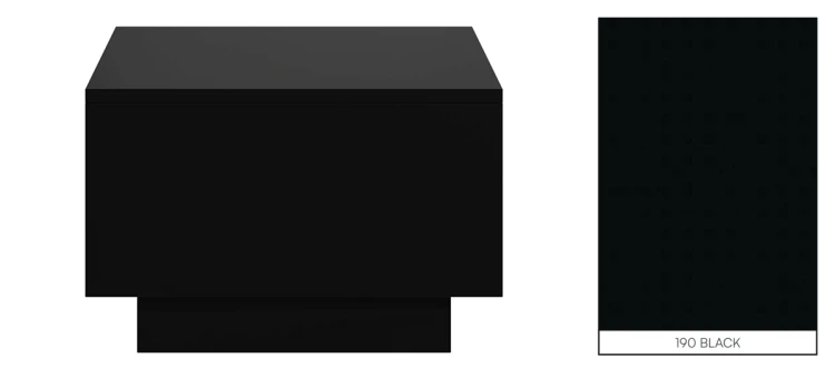 Stolik kawowy Forma 60x60 cm ława z otwieranym blatem do salonu black