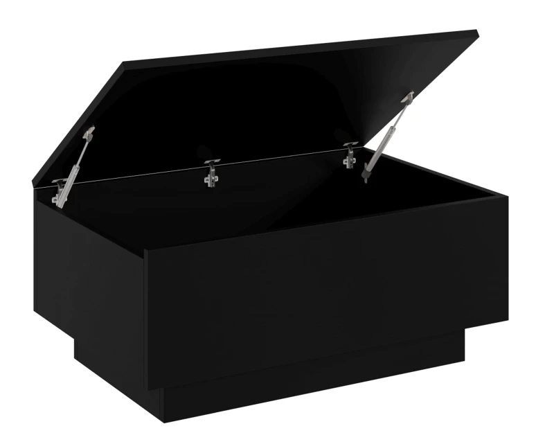 Stolik kawowy Forma 90x60 cm ława z otwieranym blatem do salonu black
