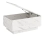 Stolik kawowy Forma 90x60 cm ława z otwieranym blatem do salonu bianco
