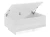 Stolik kawowy Forma 90x60 cm ława z otwieranym blatem do salonu white gloss