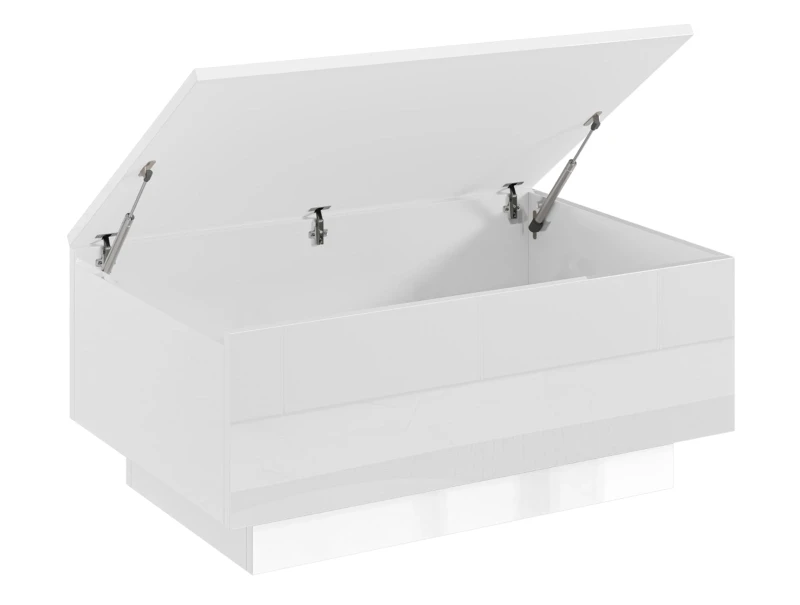 Stolik kawowy Forma 90x60 cm ława z otwieranym blatem do salonu white gloss