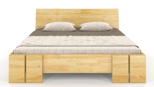 Łóżko drewniane sosnowe ze skrzynią na pościel VESTRE Maxi & ST 160x200