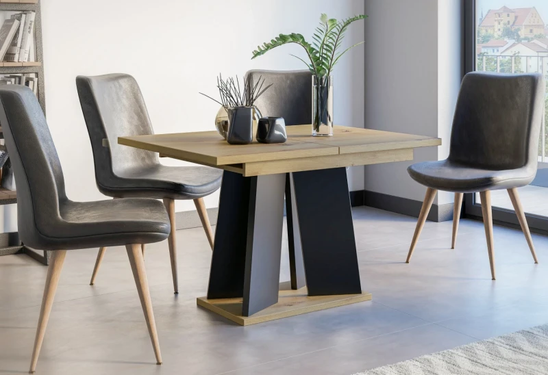 Stół rozkładany Takto 120-160 cm prostokątny nowoczesny do jadalni salonu artisan