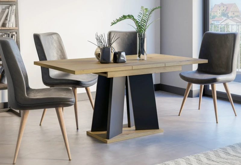 Stół rozkładany Takto 120-160 cm prostokątny nowoczesny do jadalni salonu artisan