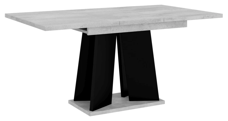 Stół rozkładany Takto 120-160 cm prostokątny nowoczesny do jadalni salonu K350/black