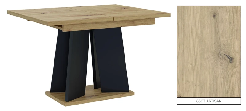 Stół rozkładany Takto 120-160 cm prostokątny nowoczesny do jadalni salonu artisan