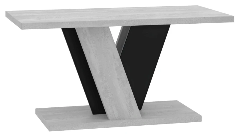 Stolik kawowy Solit 110x70 cm ława prostokątna do salonu K350/black