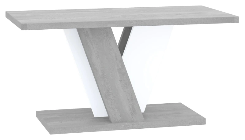 Stolik kawowy Solit 110x70 cm ława prostokątna do salonu K350/white