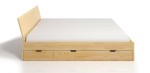 Łóżko drewniane sosnowe z szufladami VESTRE Maxi & DR 160x200