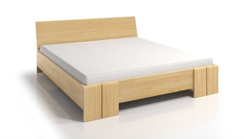 Łóżko drewniane sosnowe ze skrzynią na pościel VESTRE Maxi & ST 140x200