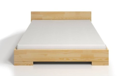 Łóżko drewniane sosnowe ze skrzynią na pościel SPECTRUM Maxi & Long ST 180x220