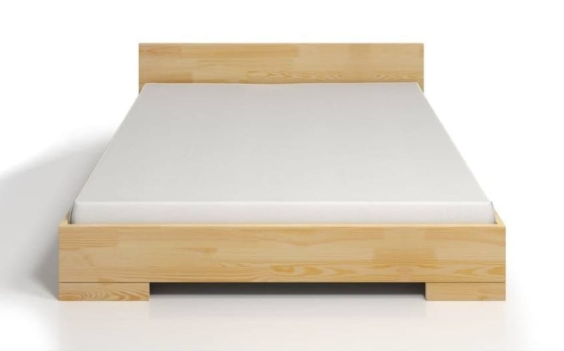 Łóżko drewniane sosnowe ze skrzynią na pościel SPECTRUM Maxi & Long ST 200x220